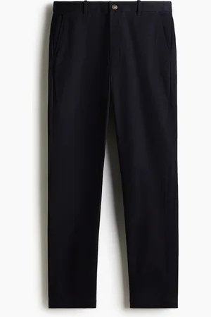 H&M Baumwollchino in Slim Fit - Blau - Herren