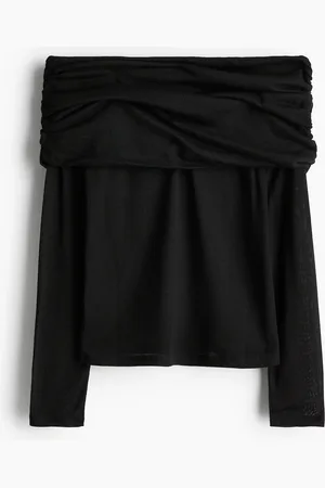 H&M Off-Shoulder-Shirt - - Damen