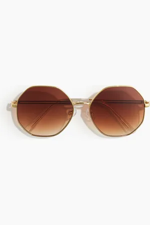 H&M Sonnenbrille mit schmalem Gestell - Braun - Damen