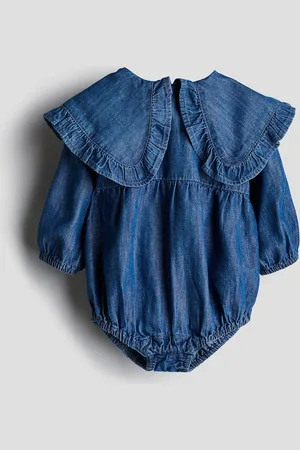 H&M Strampelanzug aus Denim - Blau - Kinder
