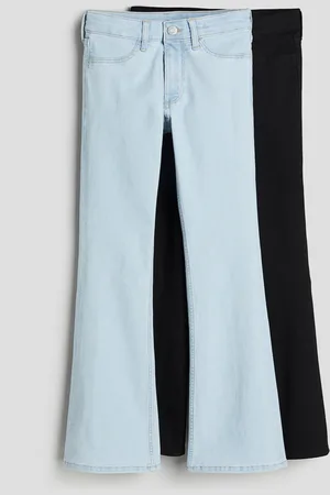 H&M 2er-Pack Flared Leg Low Jeans - - Kinder