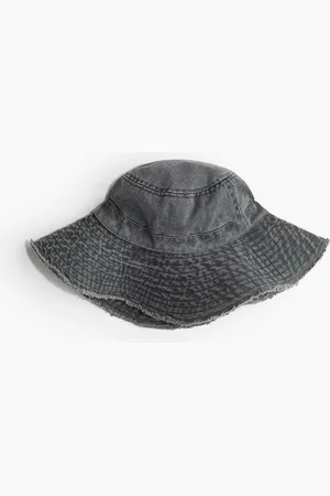 H&M Bucket Hat aus Baumwolle mit Fransenkante - - Damen