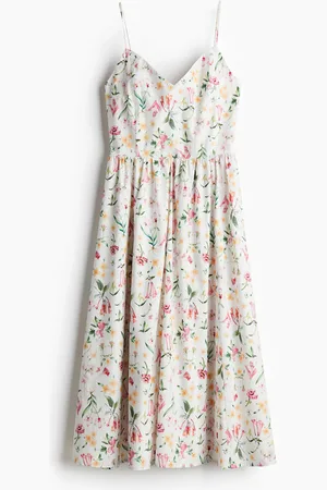 H&M Trägerkleid - Weiß - Damen