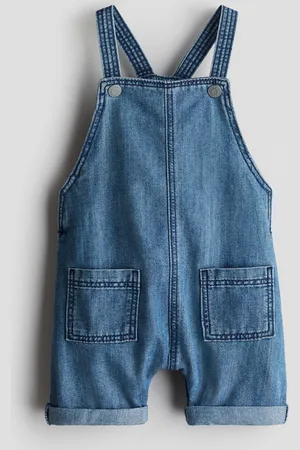 H&M Latzshorts aus Denim - Blau - Kinder