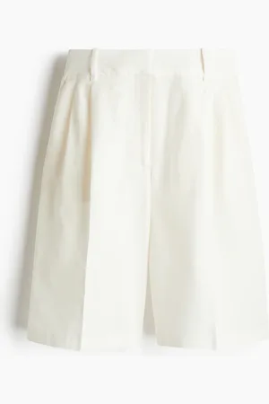 H&M Bermudashorts - Weiß - Damen