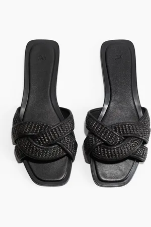 H&M Sandalen mit Flechtriemen - - Damen