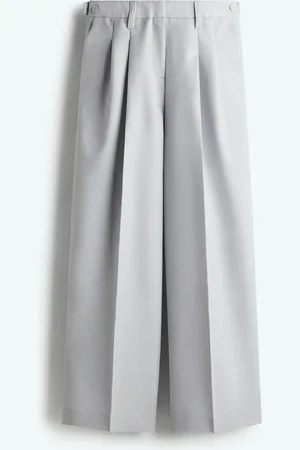 H&M Anzughose aus Wollmischung - Türkis - Damen