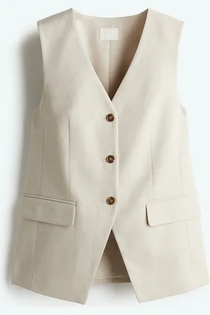 H&M Lange Anzugweste - - Damen