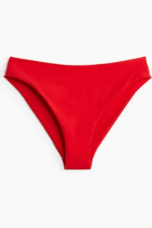 H&M Sport-Bikinihose mit Lycra - Rot - Damen