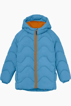 H&M Jacke Mit Kapuze - Stepp - Blau - Kinder