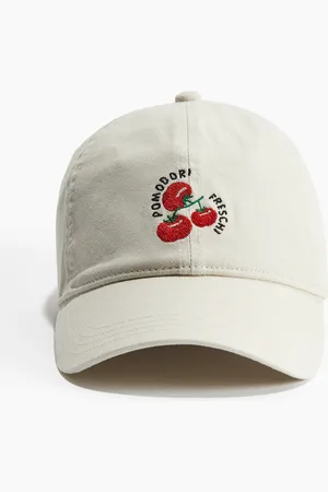 H&M Twillcap mit Motivstickerei - Weiß - Damen