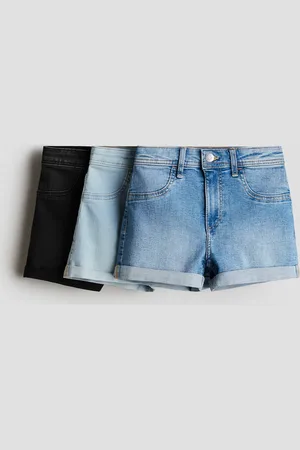 H&M 3er-Pack Jeansshorts - Blau - Kinder