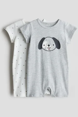 H&M 2er-Pack Schlafanzüge aus Baumwolljersey - - Kinder