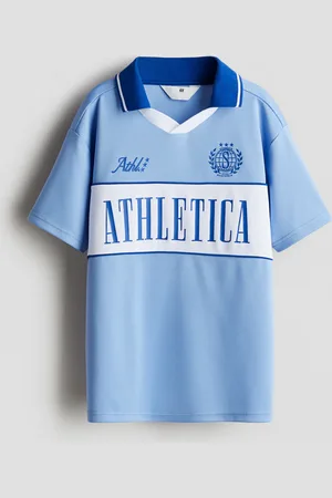 H&M Fußballtrikot mit Kragen - Blau - Kinder