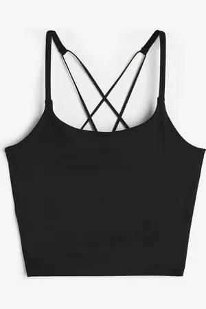 H&M DryMove Kurzes Sport-Tanktop - - Sportswear