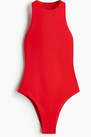H&M Sportbadeanzug mit Lycra - Rot - Sportswear