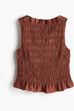 H&M Gesmoktes Top - - Damen