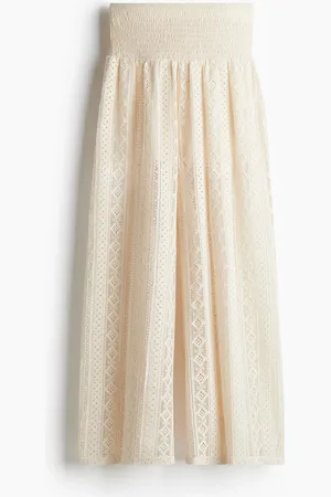 H&M Weite Hose im Spitzenlook - - Damen