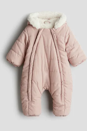 H&M Wattierter Overall - Rosa - Kinder