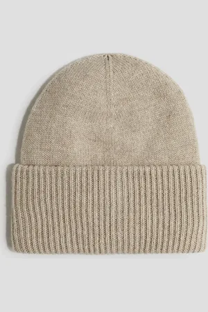 H&M Rippstrick-Beanie aus Kaschmirmix - - Kinder