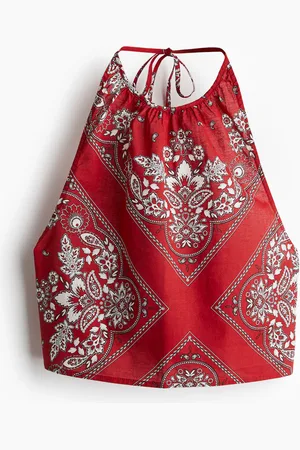 H&M Neckholder-Strandtop - Rot - Damen