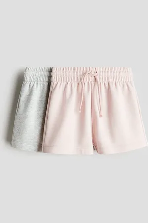 H&M 2er-Pack Sweatshorts - Rosa - Kinder