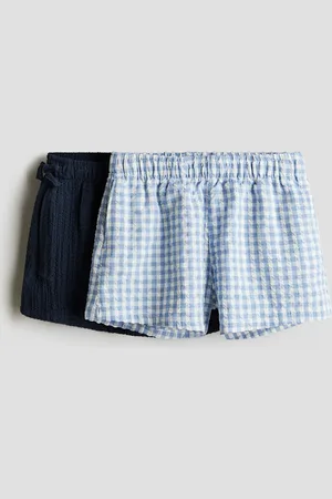 H&M 2er-Pack Shorts - Blau - Kinder
