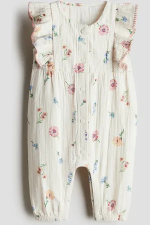 H&M Strampelanzug aus Musselin mit Volants - - Kinder