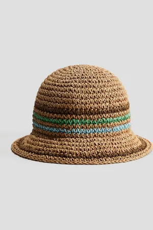 H&M Strohhut im Häkellook - Türkis - Kinder