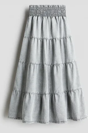H&M Stufenrock aus Denim - - Kinder