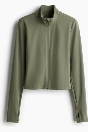 H&M Sportshirt mit SoftMove - Grün - Sportswear
