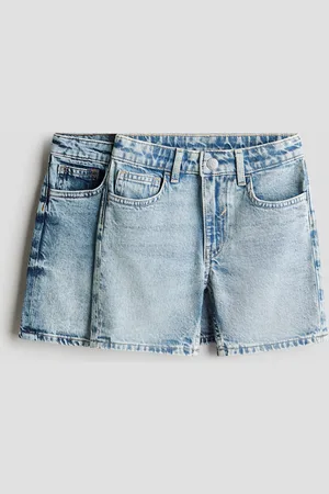 H&M 2er-Pack Shorts aus Baumwolldenim - Blau - Kinder