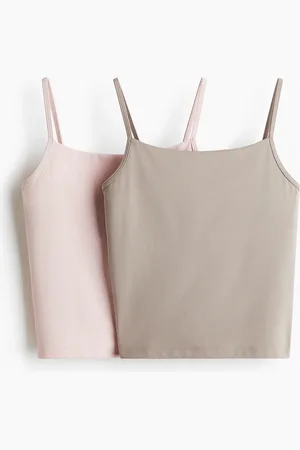 H&M 2er-Pack Sport-Trägertops mit DryMove - Rosa - Sportswear