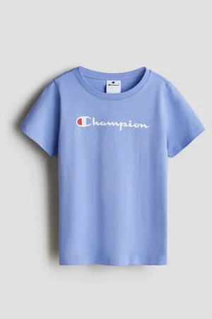 H&M Champion Ss Tee - Lila - Kinder