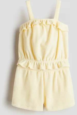 H&M Zweiteiler aus Frottee - Gelb - Kinder