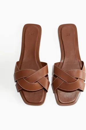 H&M Sandalen mit Flechtriemen - - Damen
