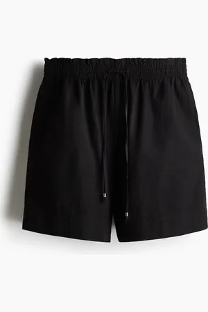 H&M Kordelzugshorts aus Leinenmix - - Damen