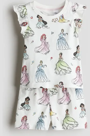 H&M Bedruckter Pyjama - Weiß - Kinder