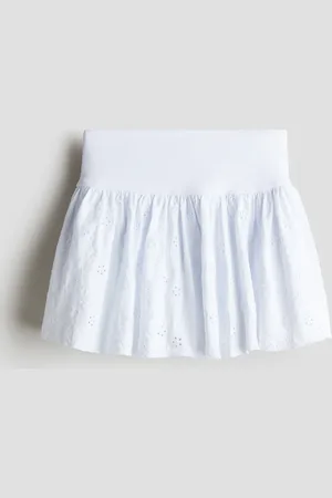 H&M Rock mit Broderie Anglaise - Weiß - Kinder
