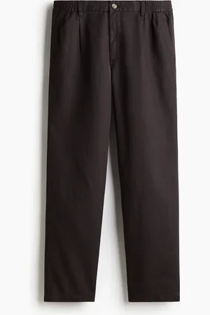 H&M Hose aus Lyocellmix in Regular Fit - Braun - Herren