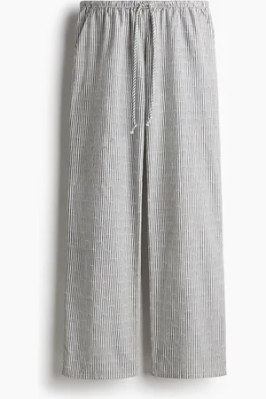H&M Kordelzughose mit geradem Bein - - Damen