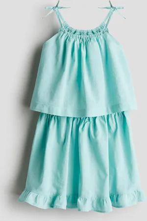 H&M 2-teiliges Set aus Leinenmix - Türkis - Kinder