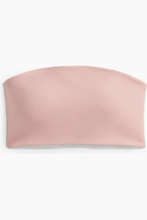 H&M Bandeau-Sport-BH mit SoftMove Light Support - Rosa - Sportswear