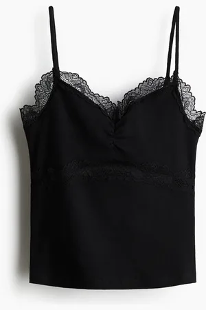 H&M Trägertop mit Spitzendetails - - Damen