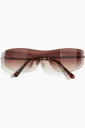 H&M Randlose Sonnenbrille - Braun - Damen