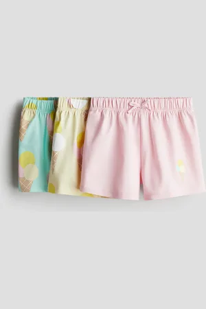 H&M 3er-Pack Baumwollshorts - Grün - Kinder