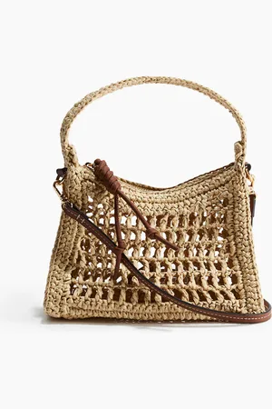 H&M Crossbody-Strohtasche - - Damen