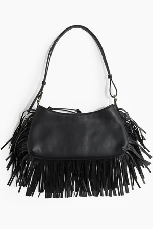 H&M Umhängetasche mit Fransenbesatz - - Damen