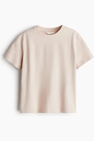 H&M Oversized Baumwoll-T-Shirt - Rosa - Damen