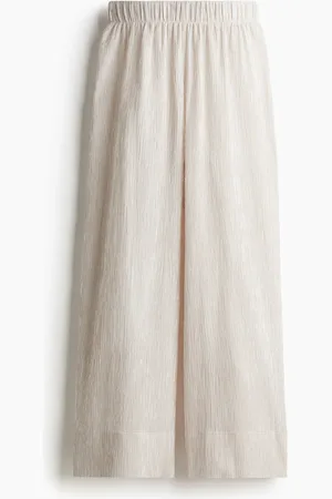 H&M Weite Hose - Weiß - Damen
